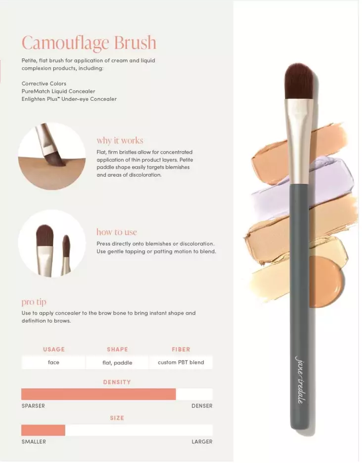 Jane iredale Camouflage Brush - Meikkitarvikkeet ja siveltimet - 100000630 - 1
