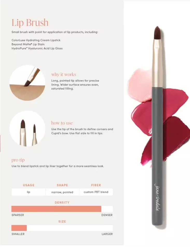 Jane iredale Lip Brush - Meikkitarvikkeet ja siveltimet - 100000640 - 1