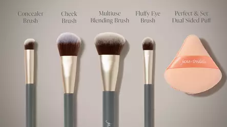 Jane Iredale Pro Series Essentials Brush Set – meikkisivellinsetti - Meikkitarvikkeet ja siveltimet - 100000731 - 2