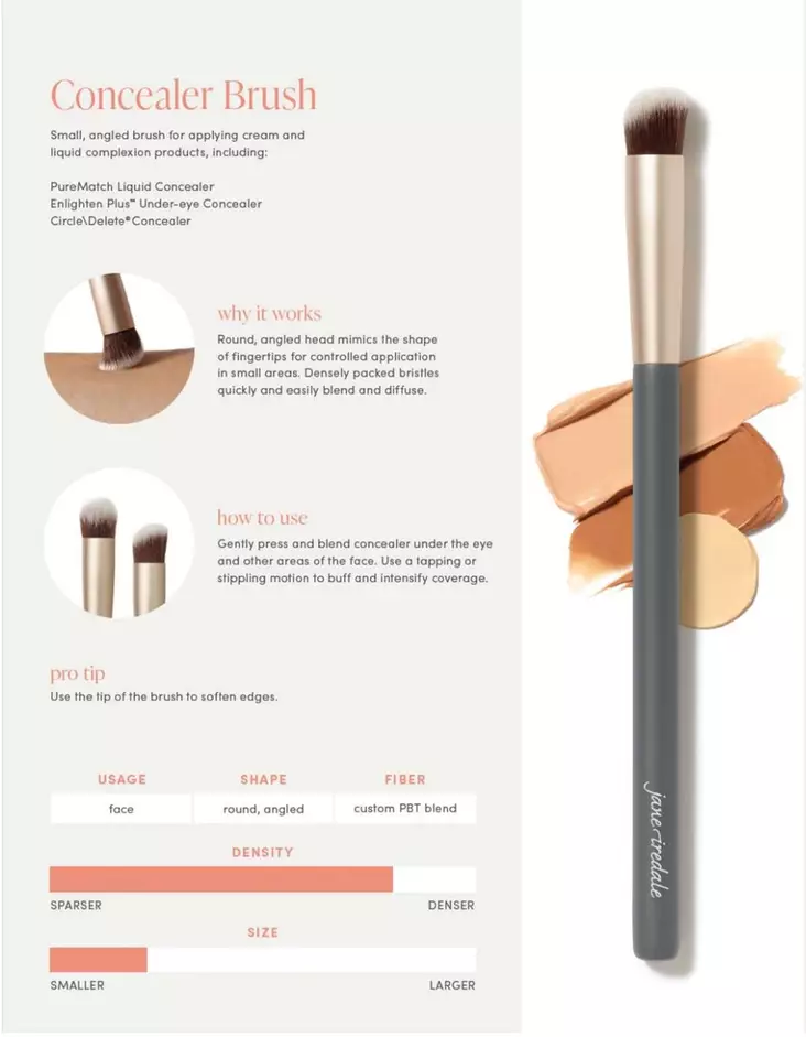 Jane iredale Concealer Brush - Meikkitarvikkeet ja siveltimet - 100000631 - 1