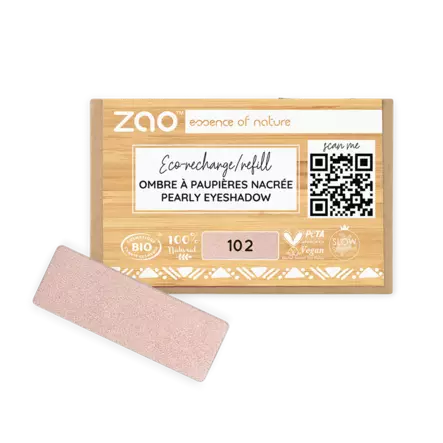Zao Make-Up Pearly Eyeshadow – helmiäisluomiväri - Luomivärit - 100000822 - 1