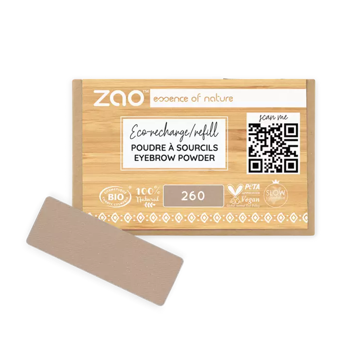 Zao Make-Up Eyebrow Powder – kulmapuuteri - Kulmavärit ja kulmakynät - 100000912 - 1