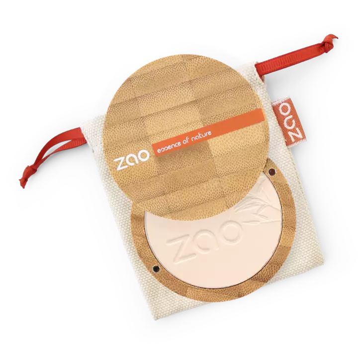 Zao Make-Up Compact Powder – kivipuuteri - Meikit kiillon kontrollointiin - 100000773 - 1