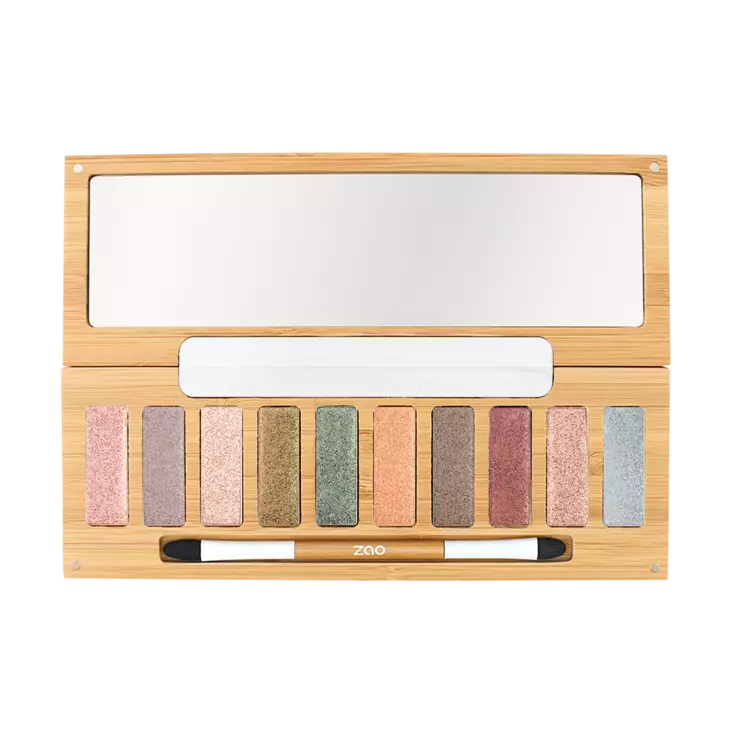 Zao Make-Up Palette Ultra Shiny – 10 metallisen luomivärin paletti - Luomivärit - 100000873 - 1