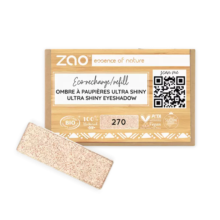 Zao Make-Up Ultra Shiny Eyeshadow – metallinen luomiväri - Luomivärit - 100000863 - 1