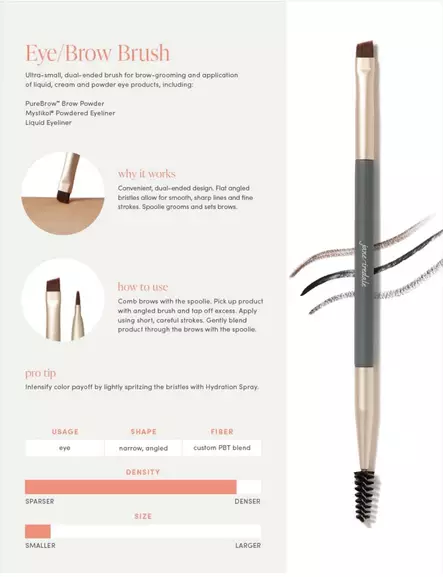 Jane iredale Eye/Brow Brush - Meikkitarvikkeet ja siveltimet - 100000637 - 1