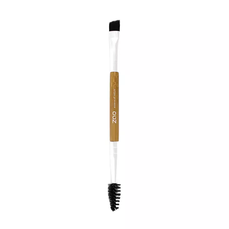 Zao Make-Up Duo Eyebrow Brush – kulmasivellin duo - Meikkitarvikkeet ja siveltimet - 100001027 - 1